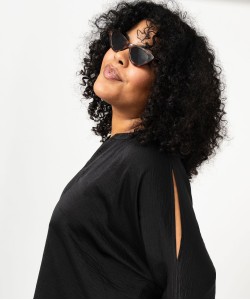 Blouse manches chauve-souris femme grande taille